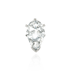 V-End Pear Shape Tiffany Settings With Peg in 14K Gold (4.50 x 2.75 mm - 9.75 x 6.50 mm)