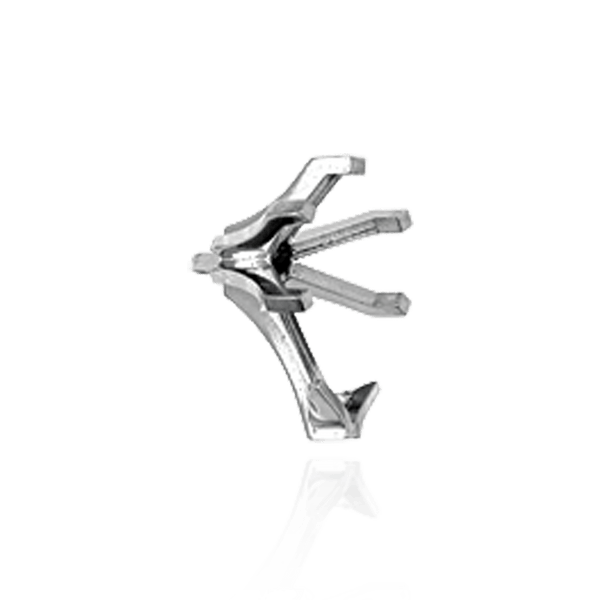 V-End Pear Shape Tiffany Settings With Peg in 14K Gold (4.50 x 2.75 mm - 11.75 x 7.75 mm)