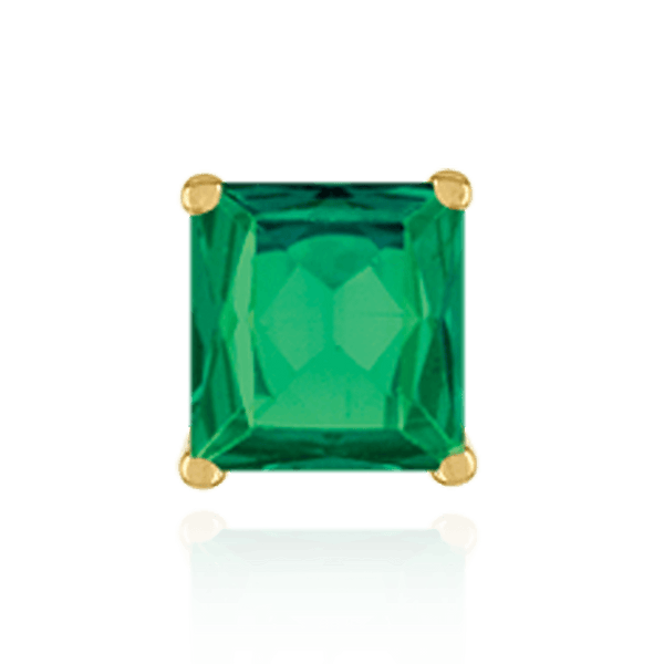 Four Prong Square Wire Basket Settings in 18K Gold (3.00 mm - 7.50 mm)