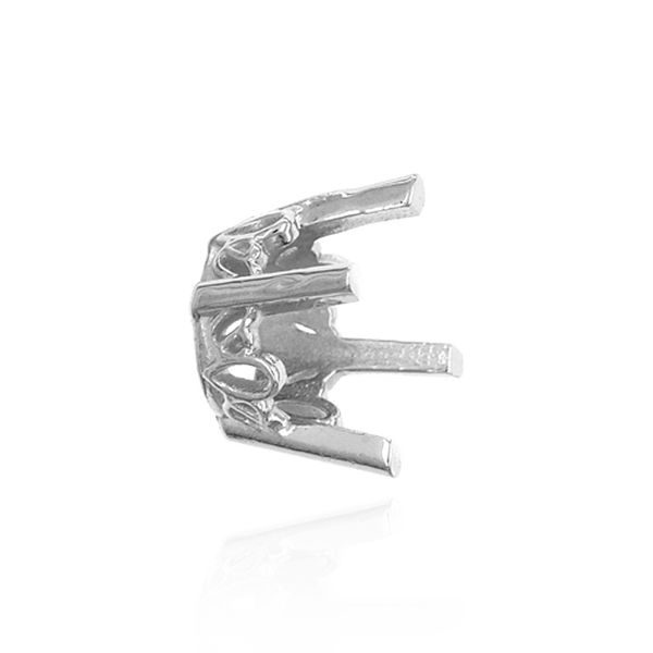 Four Prong Round Filigree Settings in 14K Gold (3.00 mm - 22.00 mm)