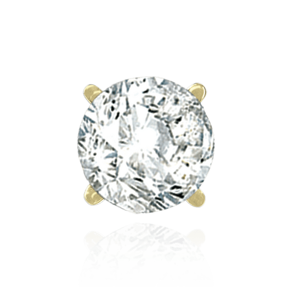 Four Prong Round Filigree Settings in 14K Gold (3.00 mm - 22.00 mm)