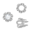 Six Prong Round Scalloped Settings in Sterling Silver (1.30 mm - 5.20 mm)