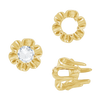 Six Prong Round Scalloped Settings in 14K Gold (1.30 mm - 5.20 mm)