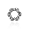 Six Prong Round Scalloped Settings in Sterling Silver (1.30 mm - 5.20 mm)