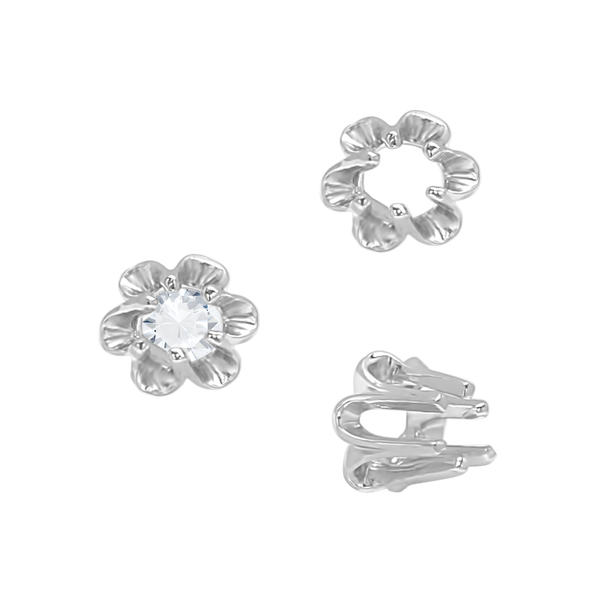 Six Prong Round Scalloped Settings in 14K Gold (1.30 mm - 5.20 mm)