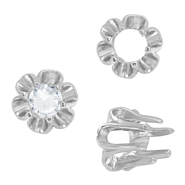 Six Prong Round Scalloped Settings in 14K Gold (1.30 mm - 5.20 mm)