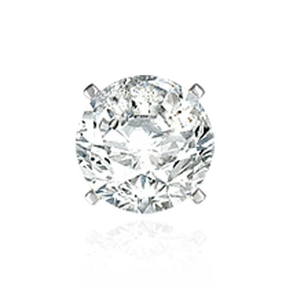 Four Prong Round Standard Settings in Sterling Silver (1.00 mm - 8.00 mm)