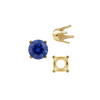 Four Prong Round Standard Settings in 14K Gold (2.50 mm - 8.00 mm)