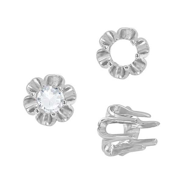 Six Prong Round Scalloped Settings in 14K Gold (1.30 mm - 5.20 mm)