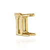 Straight Baguette Wire Basket Settings in 18K Gold (2.25 x 1.75 mm - 5.00 x 3.75 mm)