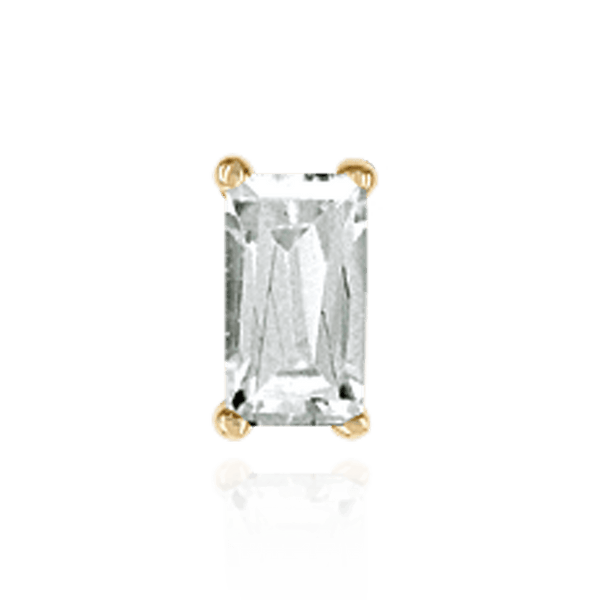 Straight Baguette Wire Basket Settings in Sterling Silver (2.00 x 1.50 mm - 6.50 x 3.50 mm)