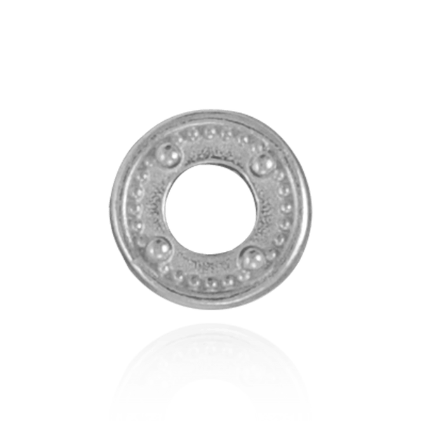 Round Fancy Heavy Sliders in Sterling Silver (3.60 mm - 7.25 mm)