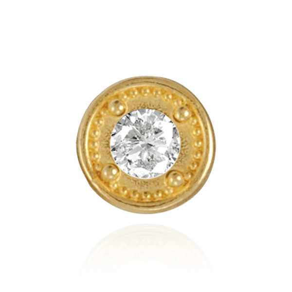 Round Fancy Heavy Sliders in 14K Gold (3.60 mm - 7.25 mm)