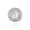 Round Fancy Heavy Sliders in Sterling Silver (3.60 mm - 7.25 mm)