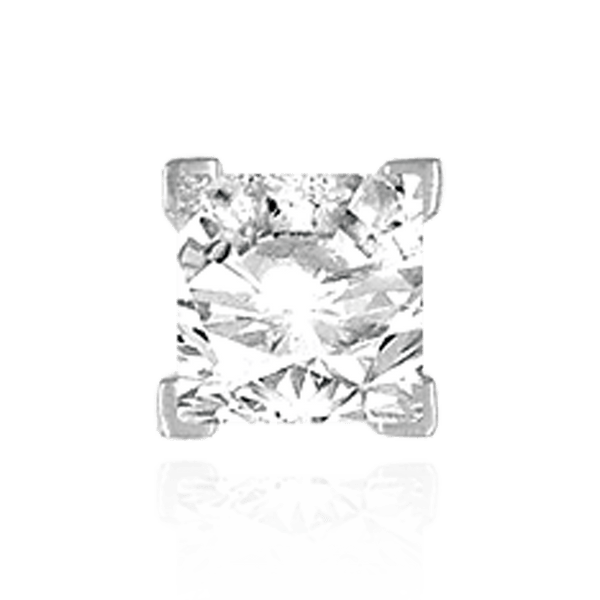 V-End Square Filigree Settings in 14K Gold (4.00 mm - 8.50 mm)