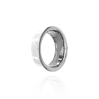 Round Tapered Tube Bezels in Platinum (1.75 mm - 8.00 mm)