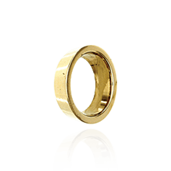 Round Tapered Tube Bezels in 18K Gold (1.30 mm - 8.00 mm)