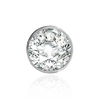 Round Tapered Tube Bezels in Platinum (1.75 mm - 8.00 mm)