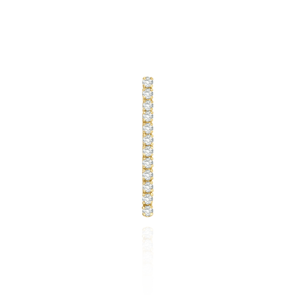 Strip Settings with 4 Prongs for 12 Round Stones (12 x 1.00 mm - 12 x 3.00 mm)