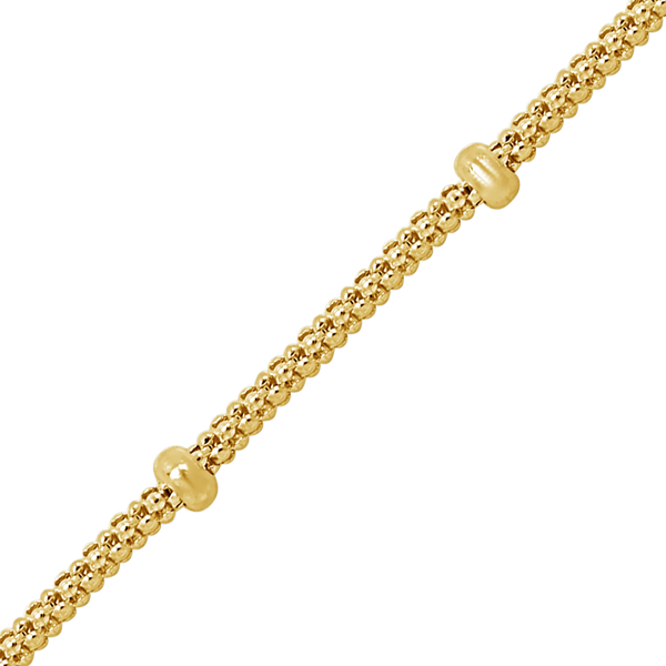 Bulk / Spooled Stud (Satellite) Birdcage Chain in 14K Yellow Gold (1.40 mm)