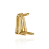 Tapered Baguette Wire Basket Settings in 18K Gold (2.25 x 1.75 mm - 5.00 x 2.75 mm)