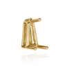Tapered Baguette Wire Basket Settings in 18K Gold (2.75 x 1.50 x 1.00 mm - 4.25 x 2.75 x 1.00 mm)