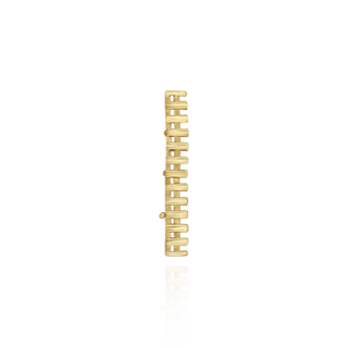 Strip Settings with 4 Prong Basket for 12 Round Stones (12 x 1.75 mm - 12 x 2.50 mm)