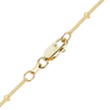 Finished Stud (Satellite) Curb Bracelet in 14K Gold-Filled (1.00 mm)