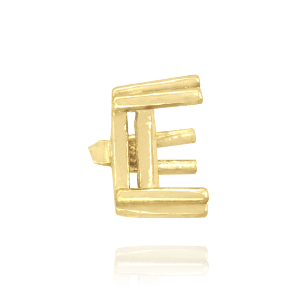 Six Prong Triangle Shape Wire Basket Settings in 14K Gold (3.00 mm - 14.00 mm)