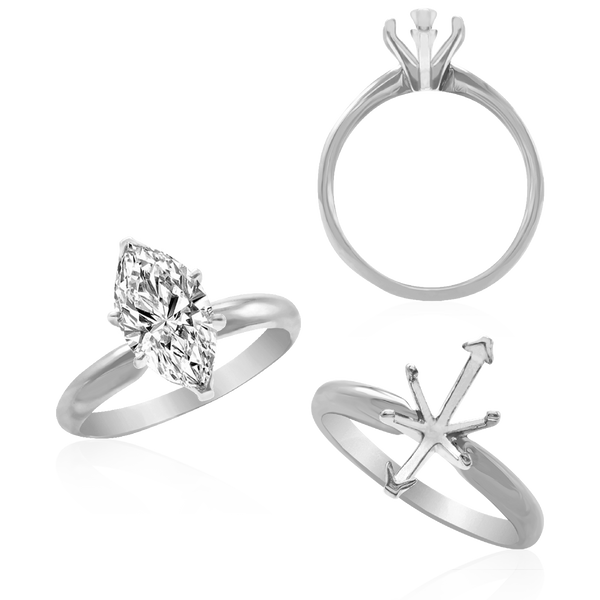 Marquise Shape Solitaire