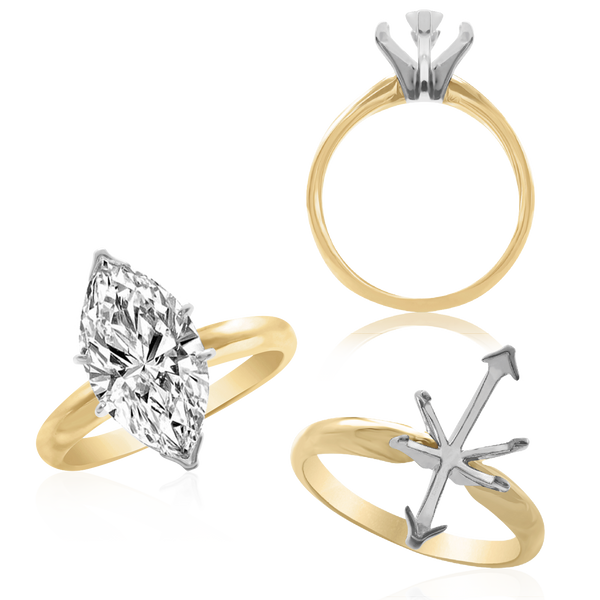 Marquise Shape Solitaire