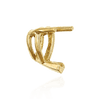 V-End Heart Shape Wire Basket Settings in 14K Gold (3.00 x 3.00 mm - 10.00 x 10.00 mm)