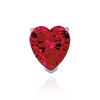 V-End Heart Shape Wire Basket Settings in Sterling Silver (3.00 x 3.00 mm - 10.00 x 10.00 mm)