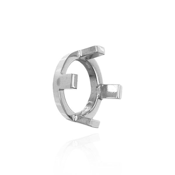 Four Prong Round Low Base Settings in Sterling Silver (2.00 mm - 8.00 mm)