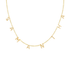 Hanging Initial Necklace in 14K Yellow Gold (18" Chain)