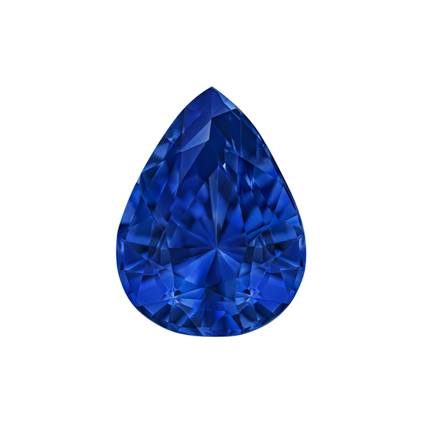 Pear Shape Sapphire - September Birthstones