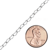 Bulk / Spooled Single Heart Chain in Sterling Silver (1.80 mm - 3.00 mm)