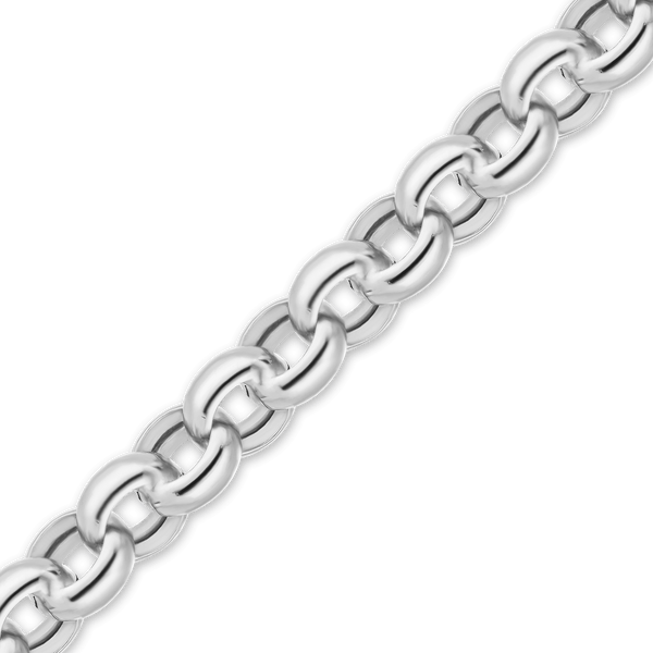 Bulk / Spooled Round Rolo Chain in 14K White Gold (1.15 mm - 2.50 mm)