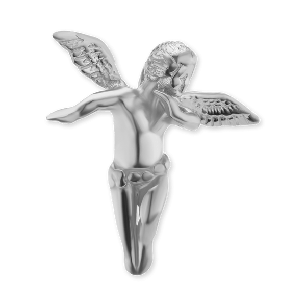 Sterling Silver Angel Pendant (26 x 28 mm)
