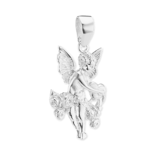 Sterling Silver Angel Pendant (34 x 18 mm)