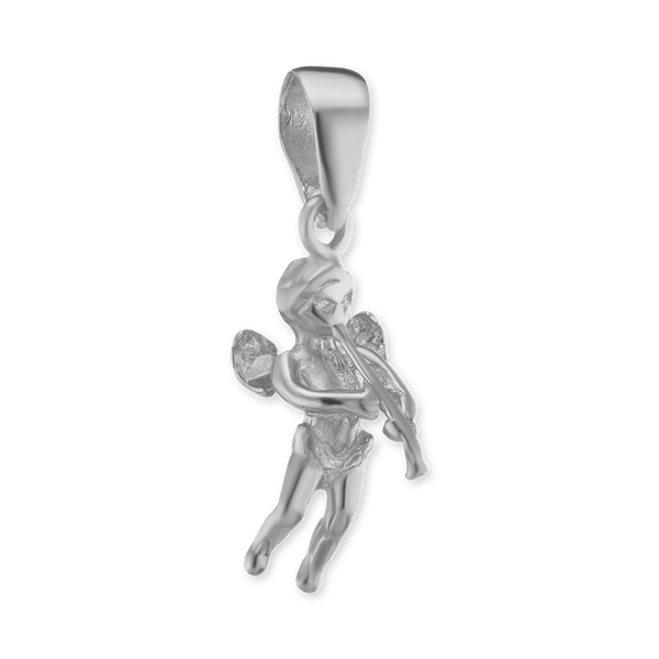 Sterling Silver Angel Pendant (25 x 19 mm)