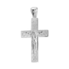 Sterling Silver Classic Crucifix Pendant (40 x 20 mm)