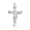 Sterling Silver Freeform Crucifix Pendant (55 x 32 mm)