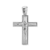 Sterling Silver Classic Crucifix Pendant (32 x 20 mm)