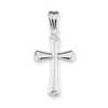 Sterling Silver Tapered Cross Pendant (31 x 15 mm)