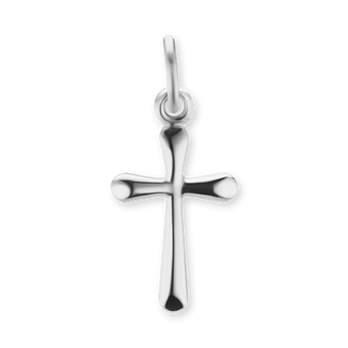 Sterling Silver Passion Cross Pendant (19 x 9 mm)