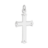 Sterling Silver Trefoil Cross Pendant (35 x 17 mm)