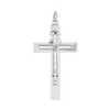 Sterling Silver Classic Cross Pendant (42 x 21 mm)