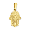 Sterling Silver Hamsa Pendant (19 x 11 mm)