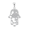 Sterling Silver Hamsa Pendant (33 x 17 mm)